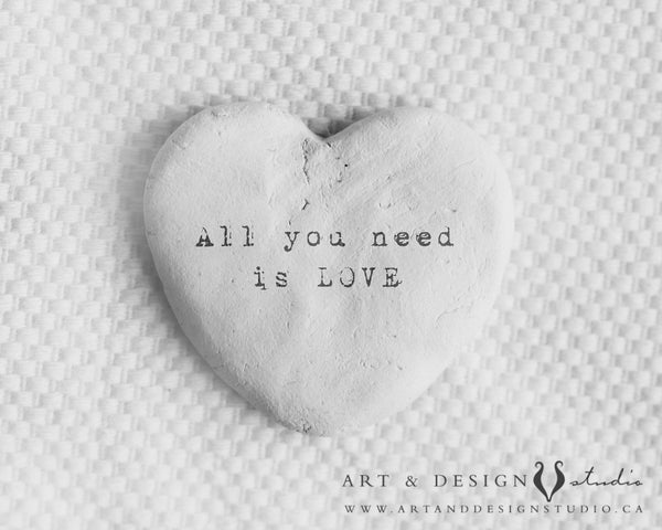all you need is love - love art print